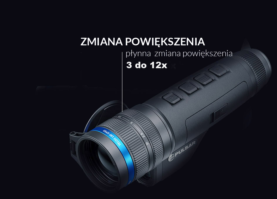 Pulsar Telos LRF XQ35_zmiana powiekszenia